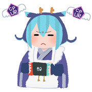 URポイントを使う少女のイラスト