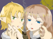 SZとJOKERのシガーキス☆