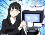 にっこリオ会長とケイちゃん