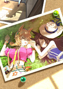 うたた寝タイキとドーベル