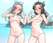マイクロビキニ涼波&巻波