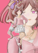 外出でウッキウキなローレルさん