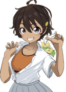 中に着てるよ