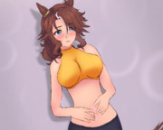 パマ「ホントに私のおへそ見たら元気になるの…？」