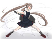 ハンマーを振り回す村雨