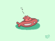 おさかなの中から出てくる小トロリン