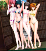 【今日のミクお姉さん】わきぱいを 見せ合う…♡