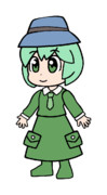 567 ぴちゅーん山童【東方Project 立ち絵素材 PNG】