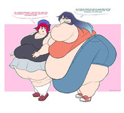 ぽっちゃり有馬かなと黒川あかね