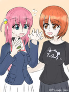 ぼっち×みぽりん　衣装チェンジ