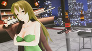 ペントハウスの武装乙女、悪を蹴散らして正義を示しそうな六導玲霞！【Fate/MMD】