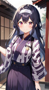 【AI艦娘】大正女学生姿の初霜ちゃん
