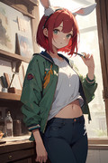 ウサギの女の子「ウェンディちゃん」