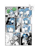 マンガ風葵ちゃん立ち絵ーミリタリ制服風味ー
