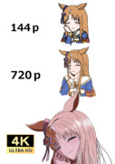 解像度グラス