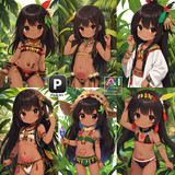 【AIイラスト】とらいばるちゃん！