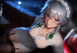 咲夜さんと家飲み
