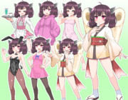 東北きりたん立ち絵素材