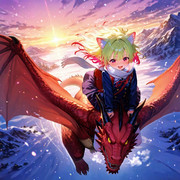 ドラゴンとケモ耳エルフさん②