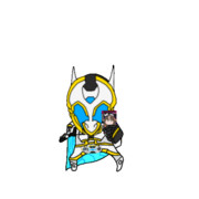 仮面ライダーゼイン(指差分)