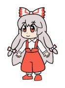 588 ぴちゅーん藤原妹紅【東方Project 立ち絵素材 PNG】