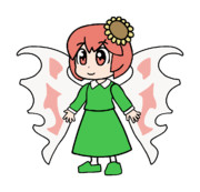 589 ぴちゅーん妖精(向日葵)【東方Project 立ち絵素材 PNG】