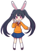 哲学ニュースnwkにも掲載された、ぷよぷよ風メイベルちゃんのイラスト