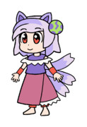 591 ぴちゅーん三頭慧ノ子【東方Project 立ち絵素材 PNG】