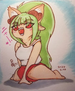 ネコ耳不落さん(ふにゃくさん)