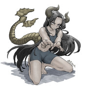 ディアブロス亜種擬人化