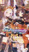 「ウマ娘 4th Anniversary まであと１日」をモザイクアートにしてみた