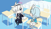 アロナに助言するプラナ