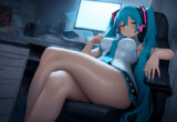 なんだか態度がふてぶてしいミクさん