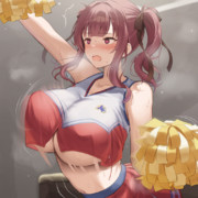 がんばれ♡がんばれ♡するも自分が余裕がなさそうな花梨パイセン