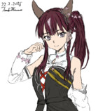 ラッキーライラック落書き