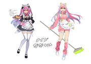 アルバイト先のメイド服