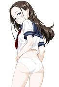 おでこ×眼鏡×セーラーパンツ