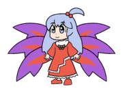 601 ぴちゅーん神綺(羽根あり)【東方Project 立ち絵素材 PNG】