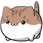 【素材】茶白猫・マップ隠し・上からライティング【フリー素材処くらげや】