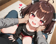 きりたんをヨシヨシする