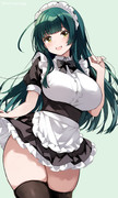 ミニスカメイドなずん子さん