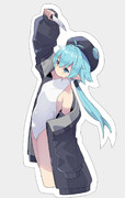 謎ポーズ。