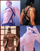 【MMD】男の肉體