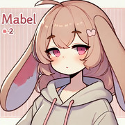 ウサギの女の子「メイベルちゃん」　※ロップイヤーバージョン