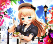 【今日のジャヴィちゃん】さくらもちを たべまぁ～すぅ♡
