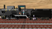 メジロ鉄道引き込み線にて