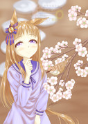 梅と鶯と