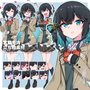 ver.1.0 立ち絵素材な宮舞モカさん。