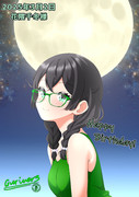 花隈千冬さん誕生日イラスト2025