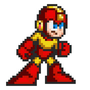 ドット絵「ロックマンC7-ZX」RGY RMC7 ロックマン7風